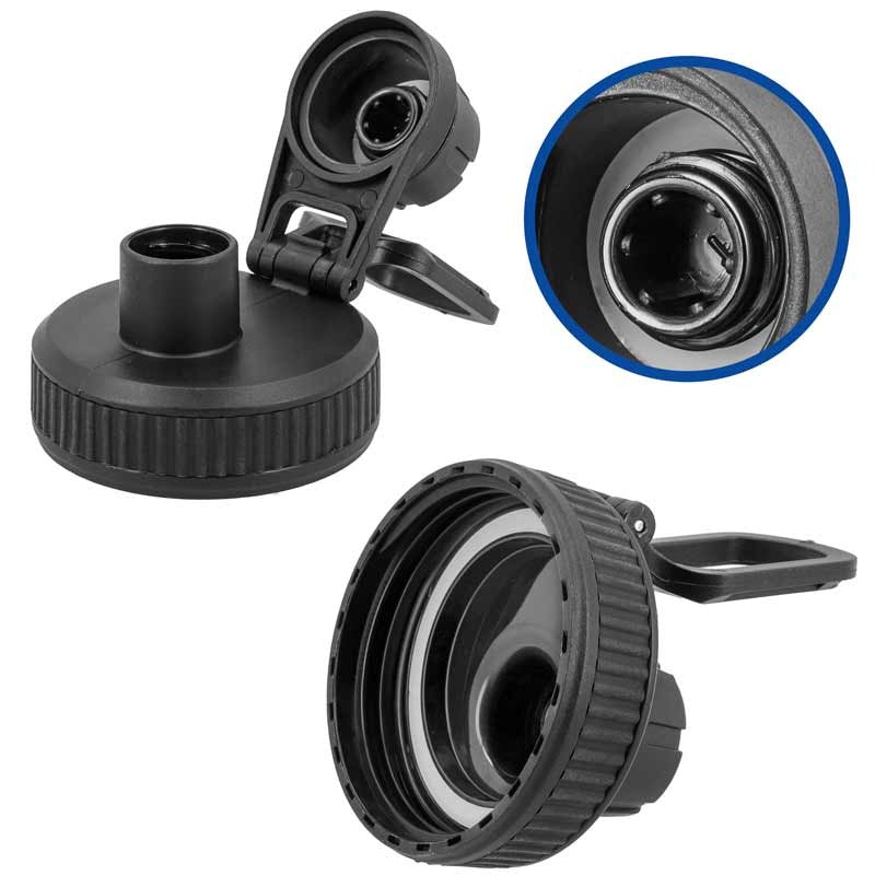 Bidon de aluminio personalizable con dosificador y asa de 800ml.