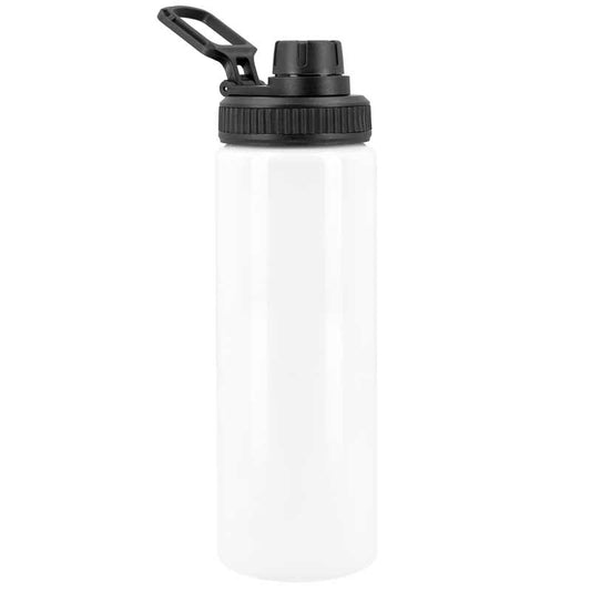 Bidon de  aluminio personalizable  con dosificador y asa de 800ml.